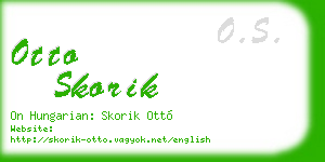 otto skorik business card